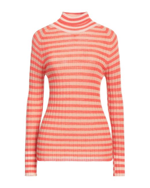 Alysi Pink Rollkragenpullover