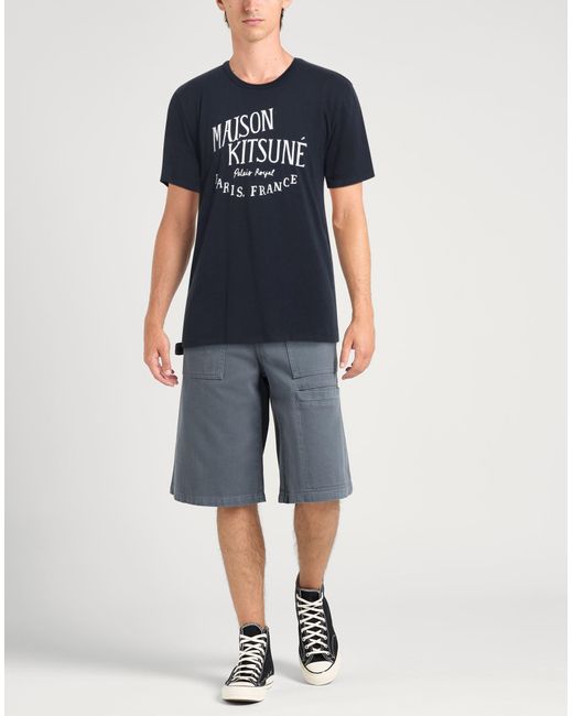 Maison Kitsuné Blue T-shirt for men