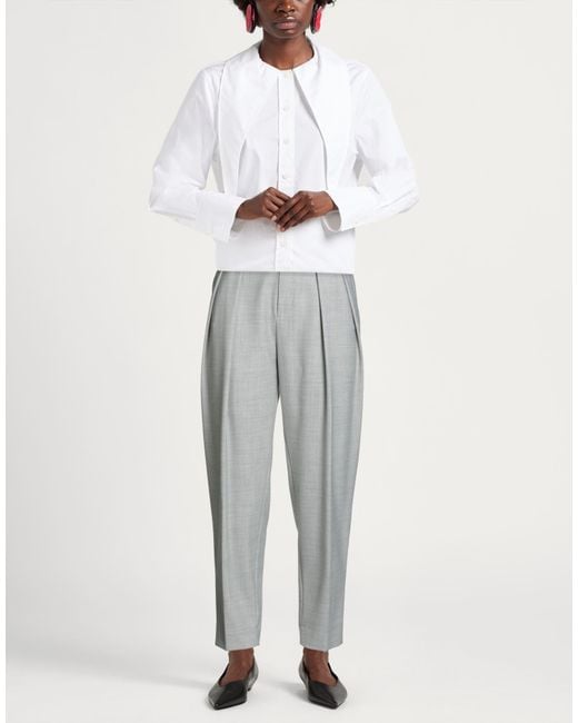 Berwich Gray Light Pants Polyester, Virgin Wool, Elastane
