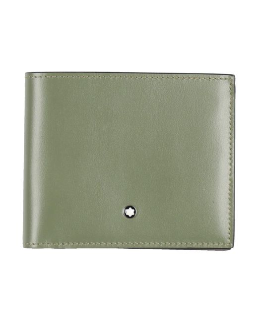 Montblanc Green Wallet Leather for men