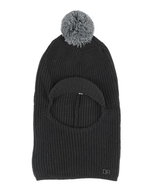 Daniele Alessandrini Black Hat Viscose, Wool, Polyester for men
