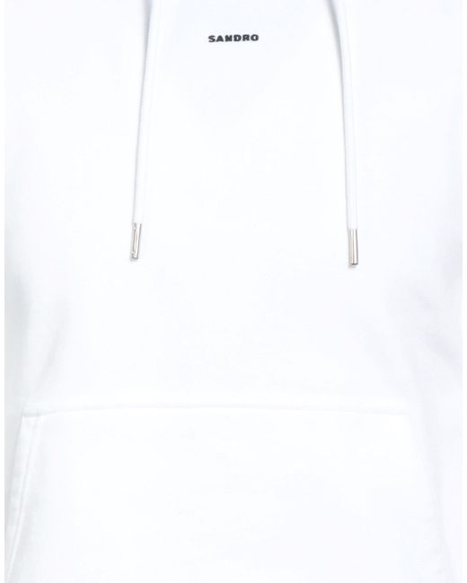 Sandro White Sweatshirt for men