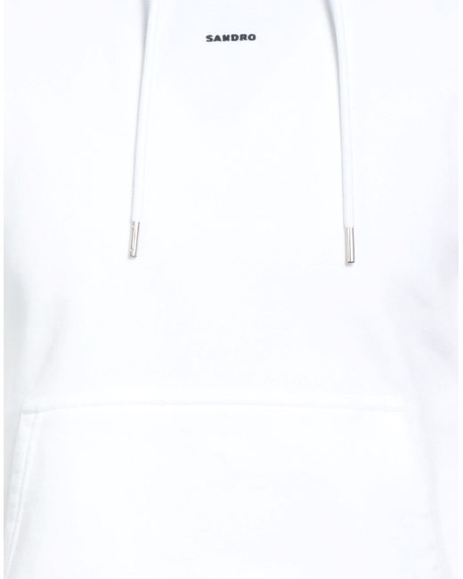 Sandro White Sweatshirt for men