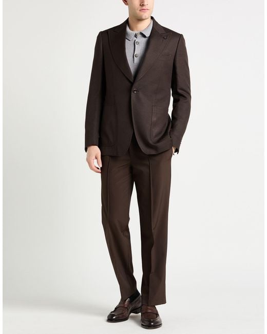 Lardini Black Blazer Viscose, Silk for men