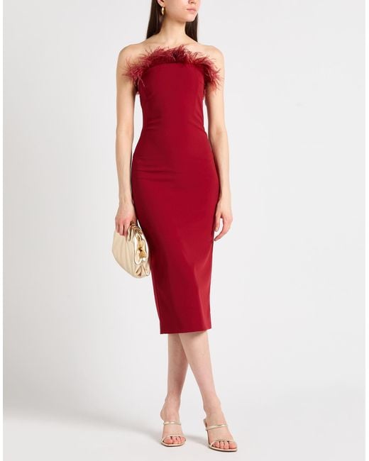 Patrizia Pepe Red Midi Dress