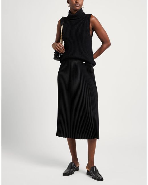 ARMANI EXCHANGE Black Midi Skirt