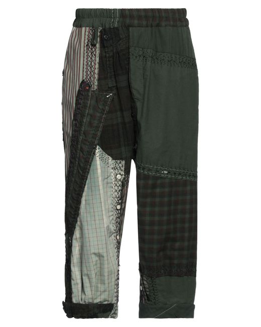 By Walid Gray Cropped Pants for men