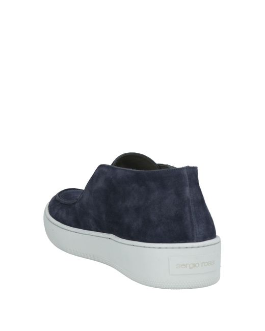Sergio Rossi Blue Ankle Boots Leather for men