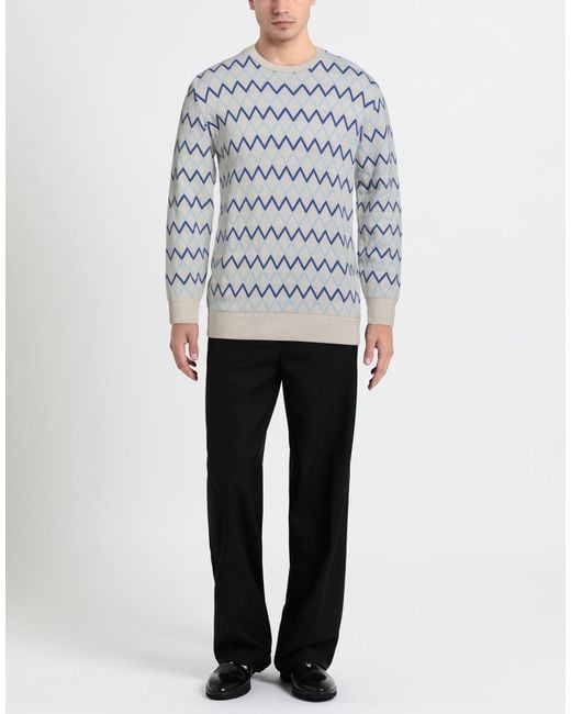 OVER/D Blue Sweater Acrylic for men