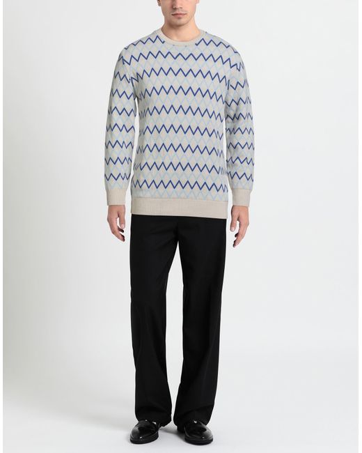 OVER/D Blue Sweater Acrylic for men