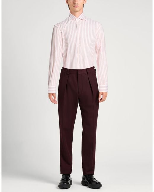 Isaia Pink Shirt for men
