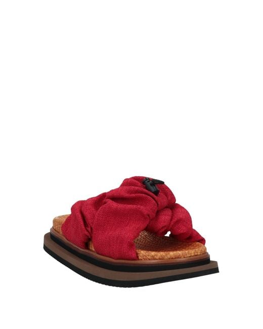 Hogan Red Sandals