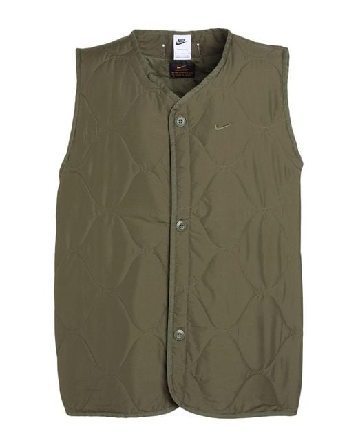 olive green nike vest