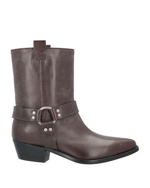 P.A.R.O.S.H. Brown Ankle Boots