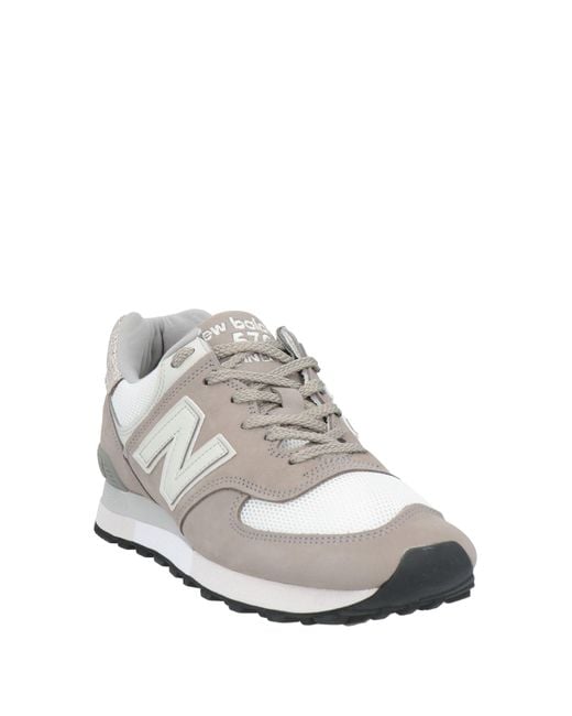 New Balance White Mesh Fabric Low-Top Sneakers for men
