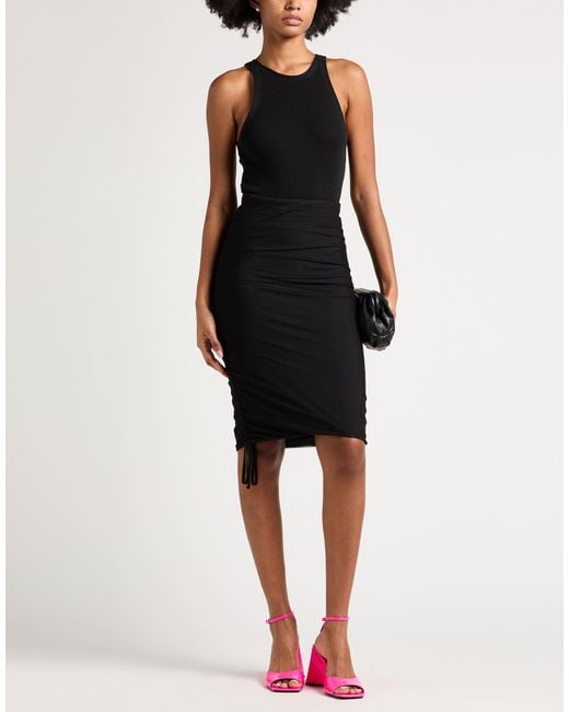Aniye By Black Midi Skirt Polyester, Elastane