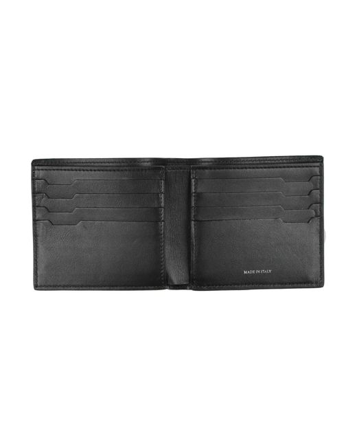 Pineider Black Wallet Leather for men
