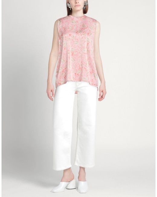 Hemisphere Pink Top Silk, Elastane