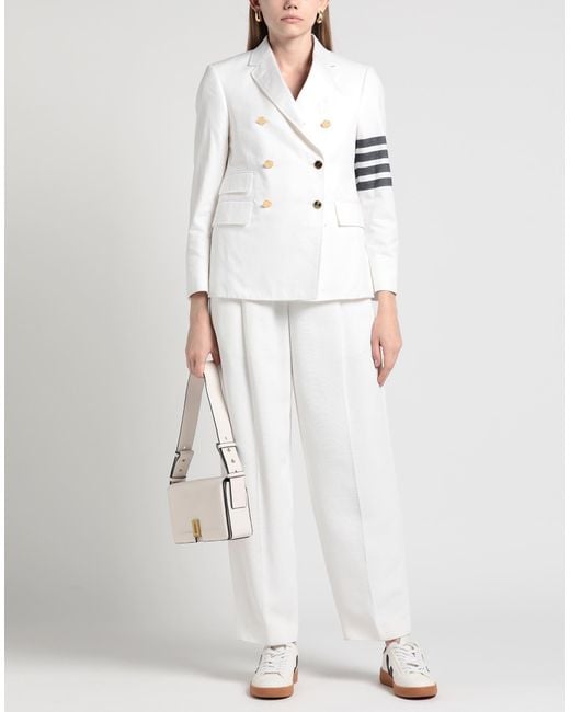 Thom Browne White Blazer