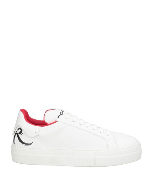 Rochas White Sneakers Calfskin