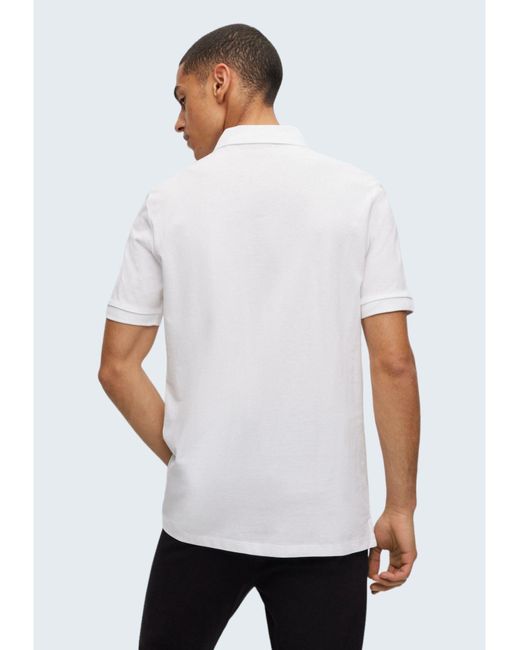 HUGO Poloshirt in White für Herren