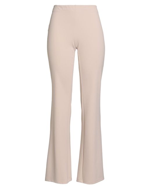 Motel Natural Pants Polyester, Elastane