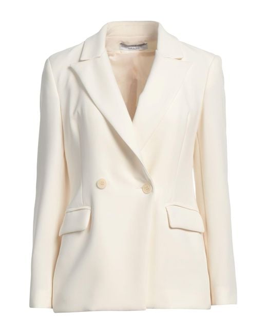 Kaos Natural Ivory Blazer Polyester, Elastane