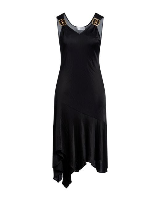 Bally Black Midi Dress Viscose