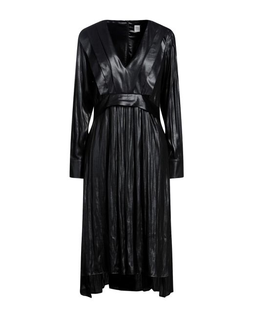 Eleventy Black Midi Dress