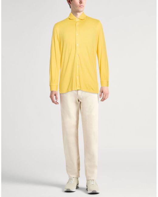 Fedeli Yellow Shirts for men