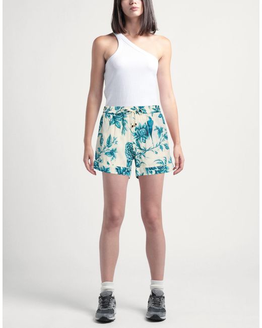 F.R.S For Restless Sleepers Blue F.R. For Restless Sleepers Shorts & Bermuda Shorts Cotton, Silk