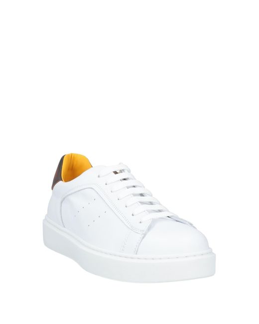 Doucal's White Sneakers Leather for men