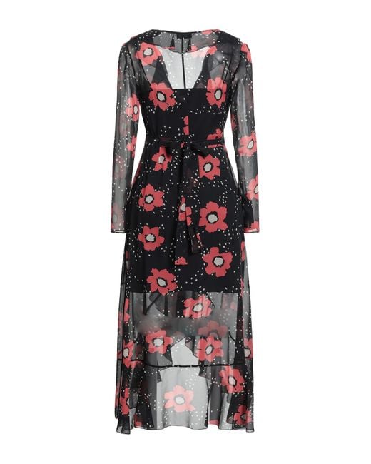 RED Valentino Black Midi Dress