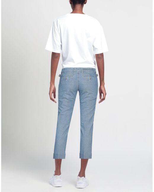 Jacob Coh?n Blue Jeans Linen, Cotton, Elastane