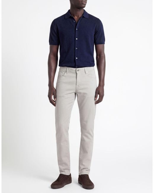 Tramarossa Gray Jeans Cotton, Polyester, Elastane for men