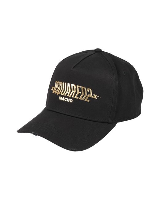 DSquared² Black Hats for men