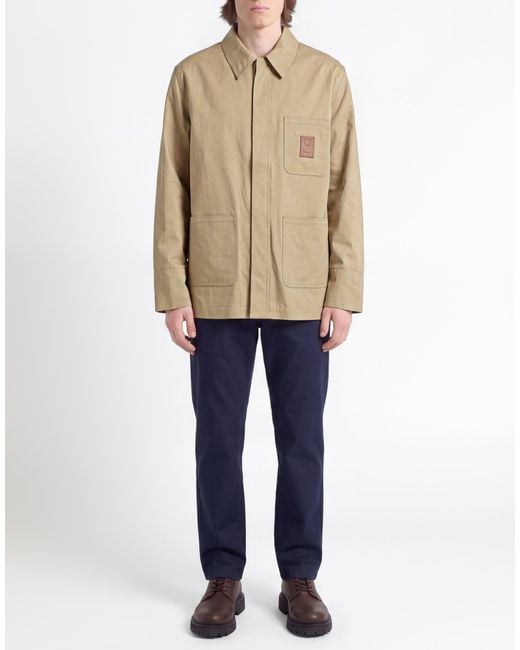 Ferragamo Natural Jacket Cotton, Viscose for men