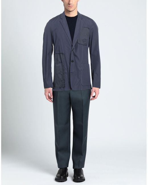 Grifoni Blue Suit Jacket for men