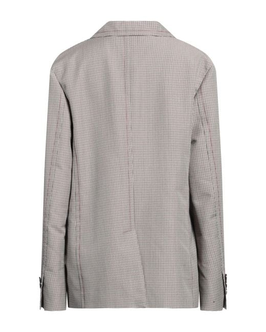 Marni Gray Blazer Wool, Polyester