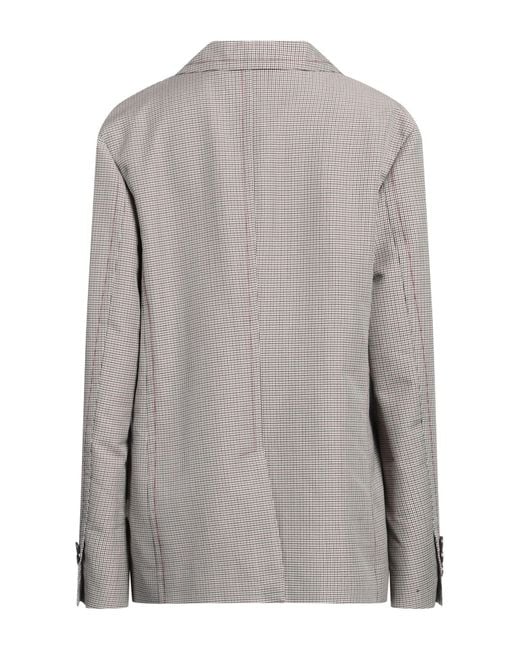 Marni Gray Blazer Wool, Polyester