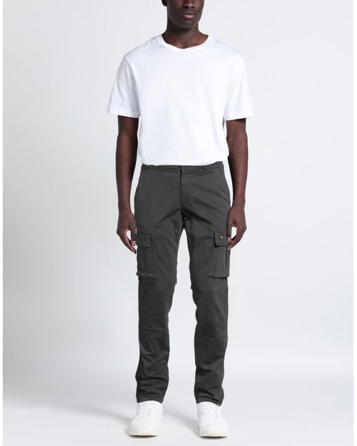 Lyle & Scott Gray Trouser for men