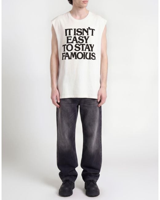 1989 STUDIO White T-Shirt Cotton for men