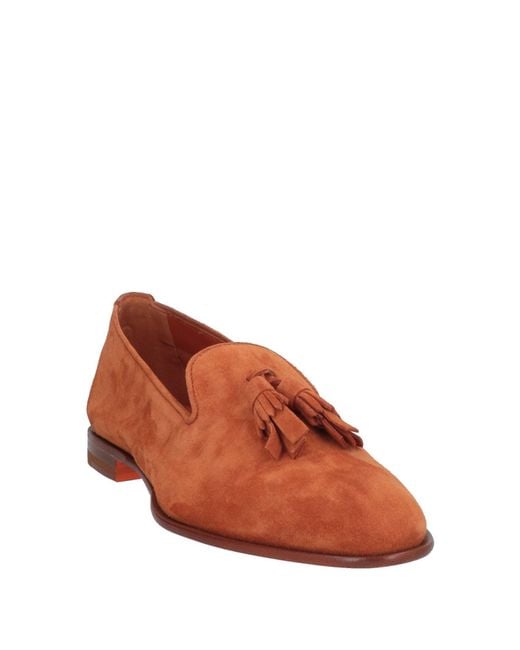 Santoni Brown Loafer