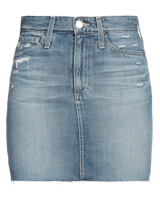 AG Jeans Blue Denim Skirt