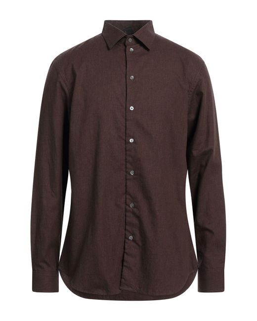 Emporio Armani Brown Shirt for men