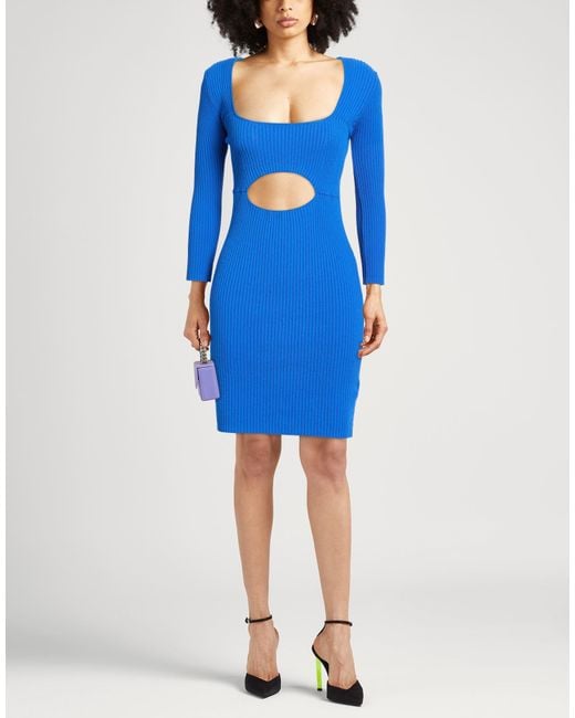 Blumarine Blue Mini Dress