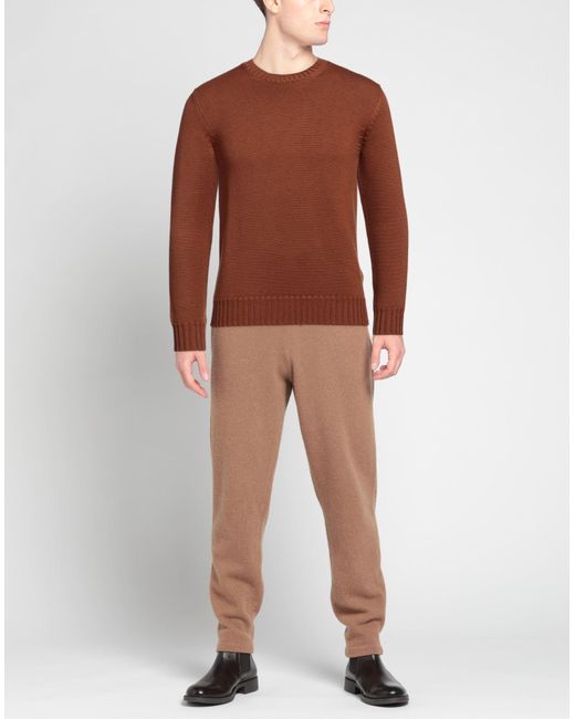 Pullover Alpha Studio de hombre de color Brown