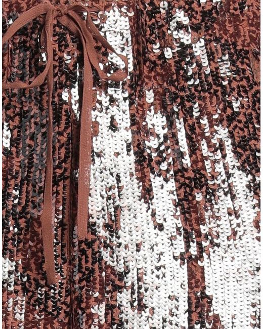 Dries Van Noten Brown Pants Viscose