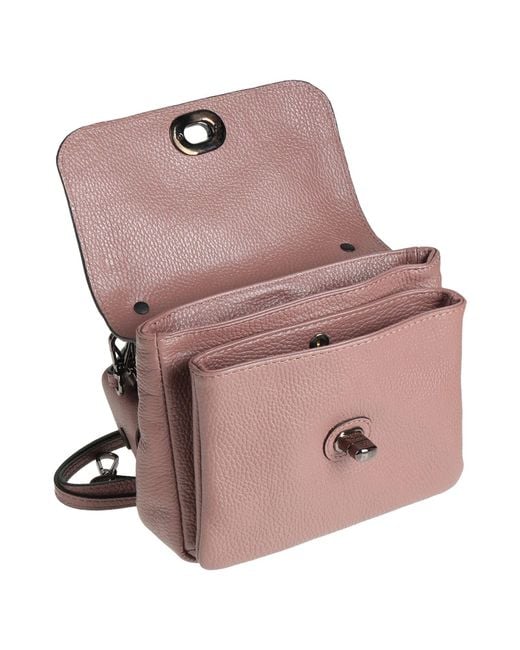 Gabs Pink Handbag Calfskin