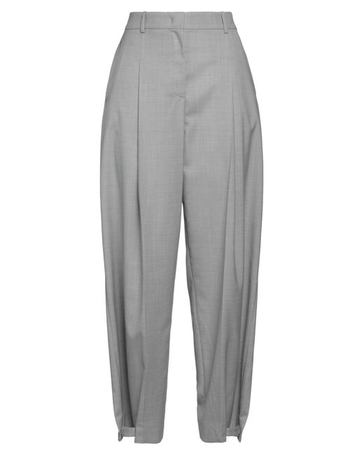Fabiana Filippi Gray Pants Virgin Wool